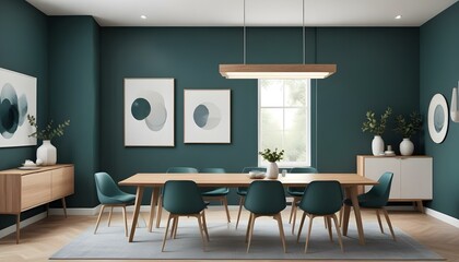 Photo interior modern design room 3d illustration