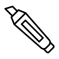 Marker Vector Line Icon Design