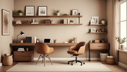 Photo interior modern design room 3d illustration