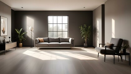 Photo interior modern design room 3d illustration