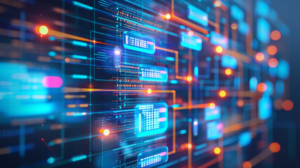 Obraz premium hardware, software abstract background