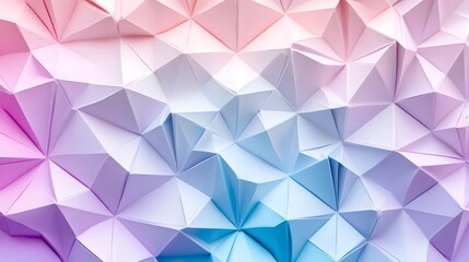 A colorful abstract texture featuring soft pastel triangles, creating a modern and artistic visual element suitable for various designs.