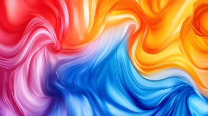 Obraz premium A wallpaper with an abstract background made of paint, 8K resolution, stock image