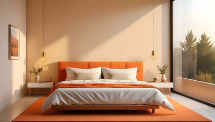 Photo interior modern design room 3d illustration