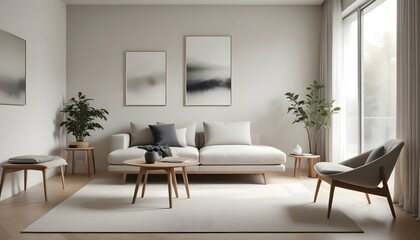 Photo interior modern design room 3d illustration