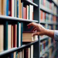 artificial intelligence realistic background library room