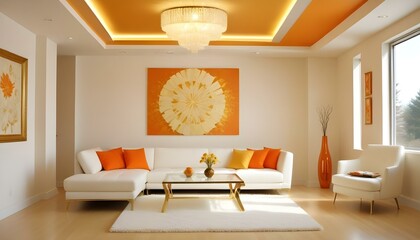 Photo interior modern design room 3d illustration