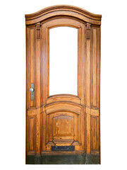 Isolated door image for design