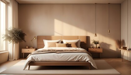 Photo interior modern design room 3d illustration