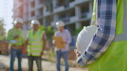 The Construction Workers in Action
