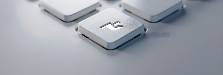 Undo Action: Visual Representation of Keyboard Undo Button Symbolizing Reverts and Corrections