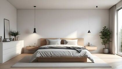 Photo interior modern design room 3d illustration