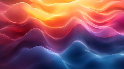 Obraz premium Abstract background with colorful wavy lines.