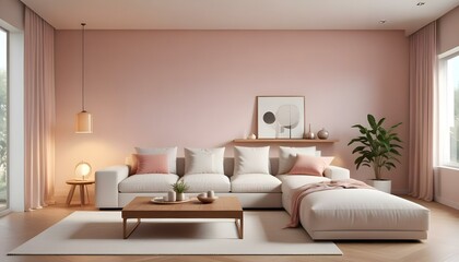 Photo interior modern design room 3d illustration