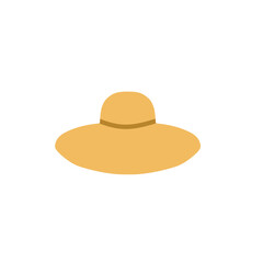 straw hat vector