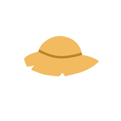 straw hat vector