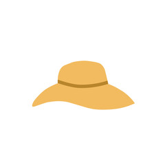 straw hat vector