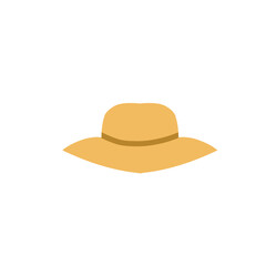 straw hat vector
