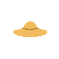 straw hat vector