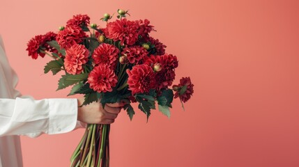 The Beautiful Red Flower Bouquet