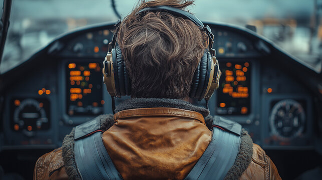 Un pilote en cabine survole les montagnes lors du d&eacute;collage depuis l'a&eacute;roport. L'avion grimpe vers le ciel, offrant une vue spectaculaire du paysage en dessous.