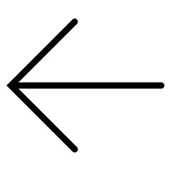 Minimalist UI/UX Design Back Icon Vector SVG Transparent Background