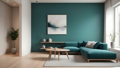 Photo interior modern design room 3d illustration