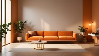 Photo interior modern design room 3d illustration