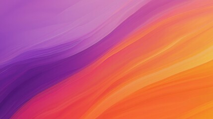 Obraz premium Abstract background with flowing lines creating a sense of movement and energy, with a color gradient going from purple to orange