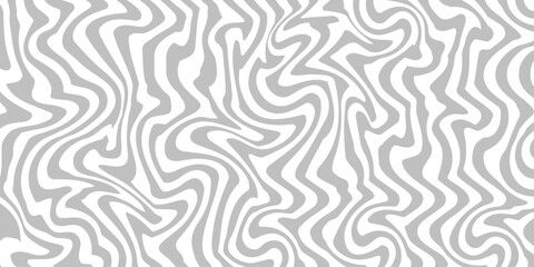 Monochromatic Abstract Wavy Lines Background Design Creating Optical Illusion