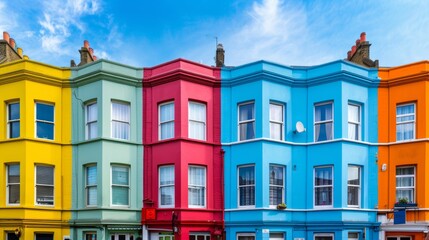 Obraz premium colored houses