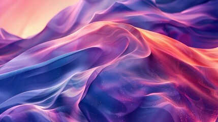 Obraz premium Abstract digital background with smooth gradients in trendy colors 