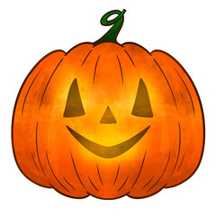 halloween pumpkin illustration 