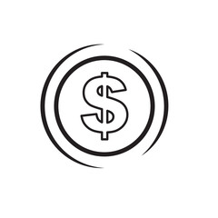 money icons collection isolated on a white background