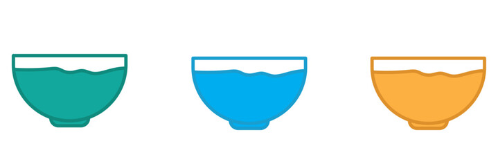 bowl vector illustration graphic design icons