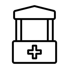 Pharmacy Vector Line Icon Design