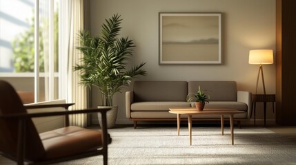 Comfort A living room with wide spaces