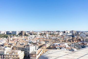 Valencia aerial view, Spain