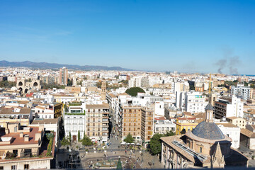 Valencia aerial view, Spain
