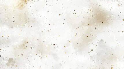 very soft design, almost white, watercollor white background with faded and golden small stars, pastel, very soft