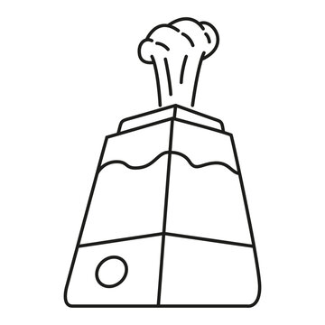 recommend clip art: Icon of a humidifier set. Household or office equipment.Humidifier with steam jet.Outline ionizer humidifier.Electronic devices outline collection. Air cleaner.Air purifier.Vector illustration.