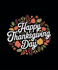 Thanksgiving T-shirt Design