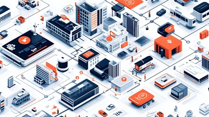 Comprehensive Health Insurance Plan Exploded Diagram with Detailed Icons and Infographics