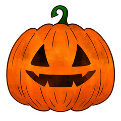 halloween pumpkin illustration 