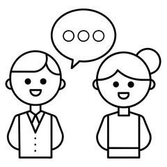 Social Community Message people human vector illustration art