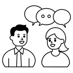 Social Community Message people human vector illustration art