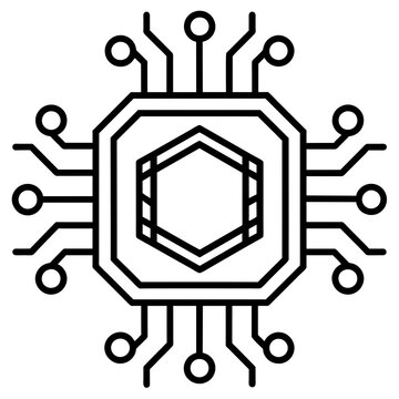 recommend clip art: Symbol icon business related digital internet line art software vector illustration