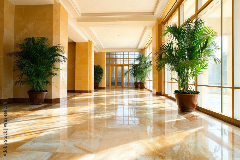 Wall mural office hall interior