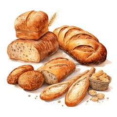 variety of bread