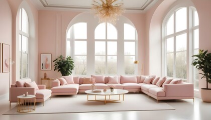 Photo interior modern design room 3d illustration